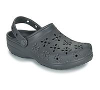 Crocs Zuecos Classic Floral Cut Out Clog in Negro 37 / 38