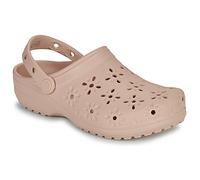 Crocs Zuecos Classic Floral Cut Out Clog in Rosa 39 / 40