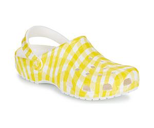 Crocs Zuecos Classic Gingham Clog in Blanco 41 / 42