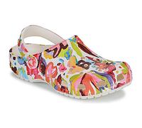 Crocs Zuecos Classic Painted Floral Clog in Multicolor 42 / 43
