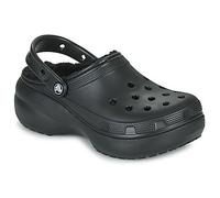 Crocs Zuecos Classic Platform Lined Clog W in Negro 39 / 40