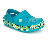 Crocs Crocband Zuecos, Turbo Teal/Multi, 12 UK Niño, Turbo Teal Multi, 29/30 EU