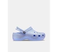 Crocs Zuecos de mujer con plataforma Classic Platform Glitter Crocs. Morado 39-40