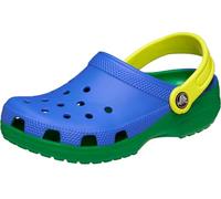 Crocs Zuecos deportivos clásicos retro para niños, azul (Blue Bolt), 6 Big Kid