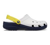 Crocs Zuecos deportivos clásicos retro unisex para adultos, Blanco, 9 Women/7 Men