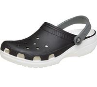 Crocs Zuecos deportivos clásicos retro unisex para adultos, Negro -, 12 Women/10 Men