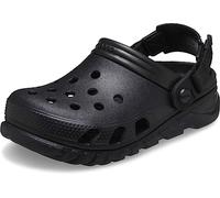Crocs Zuecos Duet Max II unisex para niños, Black, 4 US Toddler
