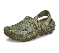 Crocs Zuecos Echo RO unisex para adultos, ajustables con suela de goma, plantilla LiteRide, RealTree APX, 7 Women/5 Men