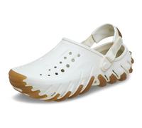 Crocs Zuecos Echo RO unisex para adultos, ajustables con suela de goma, plantilla LiteRide, Tiza, 9 Women/7 Men