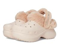 Crocs Zuecos forrados Bae para mujer, pantuflas de plataforma mullidas, Cuarzo, 34-35 EU