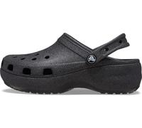 Crocs Zuecos Classic Platform Glitter ClogW in Negro 42 / 43