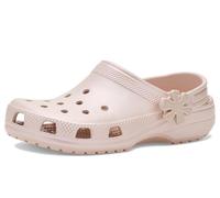 Crocs Zuecos unisex clásicos Pearl Shine (niño pequeño/niño grande), Cuarzo, 11 Little Kid