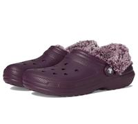 Crocs Zuecos Unisex con Forro Polar clásico, Ciruela de Felpa, Talla 8 para Hombre y Mujer