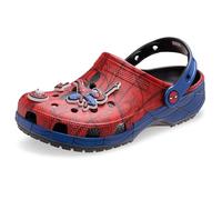 Crocs Zuecos unisex de superhéroes de Marvel, Spiderman, Black Panther y Capitán América, Spider-Man Web, 11 Women/9 Men
