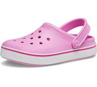 Crocs Zuecos Unisex Off Court para niños pequeños, Taffy Pink, 19/20 EU