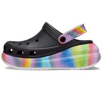 Crocs Zuecos unisex para adultos, Negro/Multi Spray Dye, 15 Women/13 Men