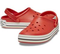 Crocs Zuecos Unisex para Fuera de la cancha, Tomate/Logo, 10 Women/8 Men