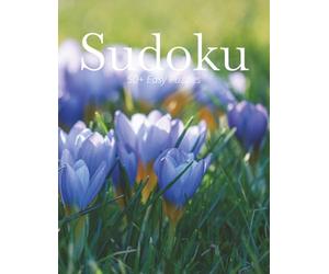 Crocus Sudoku Book: Sudoku Book with Easy to Read Print | Easy Difficulty Level | 8.5x11 inches, 110 pages | 50+ puzzles … Good for Vacations, Holidays and Free Times