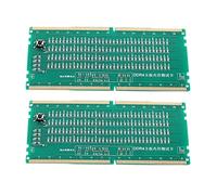 CROIRE 2X Tarjeta de Prueba DDR4 Memoria RAM Ranura hacia Fuera LED Probador Analizador de Reparación de Placa Base de Escritorio