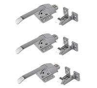 CROIRE 3X Pestillo para Tirador de Congelador Refrigerador, Acero Inoxidable con Resorte