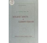 Croissance Dune Ville : Quelques Aspects De Clermont-ferrand (ebook)