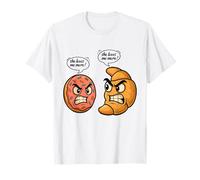 croissant divertido donas Chica Mujeres Hija Ella Me ama Más Camiseta