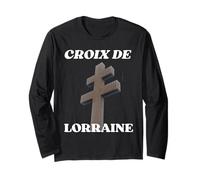 Croix De Lorraine Gaulle Résistance française Colombey Manga Larga