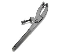 CROKZ Llave de embrague, herramienta de extracción de volante, llave extractora de soporte de piñones ajustable tipo Y duradera universal, for accesorios de motocicleta scooter [gris] / 525