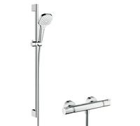 Croma Select E Set de ducha (Distancia entre orificios: 91,5 cm, Cromo)