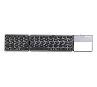 Cromad Mini Teclado Plegable Bluetooth 3.0 con Touchpad - 64 Teclas - Diseño Slim