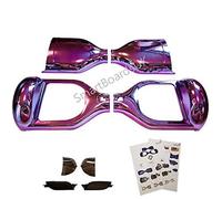 CROMO 6.5 "Hoverboard Shell de plástico - Swegway caso de 6,5 pulgadas marco Segway 2 ruedas Smart Balance Scooter plásticos (Púrpura)