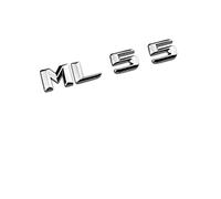 Cromo Brillante Plata ABS Coche Maletero Trasero número Letras Palabras Insignia Emblema Pegatina Ajuste for Mercedes-Benz ML55 AMG
