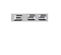 Cromo Brillante Plata ABS Coche Maletero Trasero número Letras Palabras Insignia Emblema Pegatina Ajuste for Mercedes-Benz E55 AMG