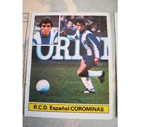 Cromo Campeonato Liga 81 82 Corominas Real Club Deportivo Español ultimos fichajes 5