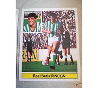 Cromo Campeonato Liga 81 82 Rincon Real Betis ultimos fichajes 6