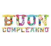 cromo Guirnalda Feliz Cumpleaños Candy XL 280 x 15 cm