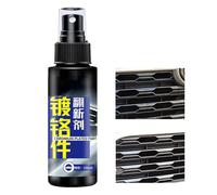 Cromo Limpiador Y Pulidor, Cromo Abrillantador Para Motocicleta | 100 Ml Limpieza Profunda De Cromo Eliminador De Óxido Y,Productos De Cuidado De Automoción Para Llantas De Ruedas Faros Luces De