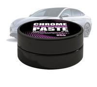 Cromo Shine Pulidor para coche, pasta de renovación de cromo para eliminación de óxido, agentes de reparación de automóviles, pasta limpiadora de metal para, recorte, parachoques