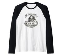 Cromwell Old Ironsides Historia del Casco de la Guerra Civil Inglesa Camiseta Manga Raglan