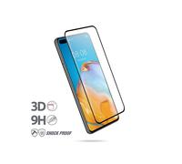 Crong 3D Armor Glass - Vidrio templado 9H para toda la pantalla del Huawei P40 + marco de instalación