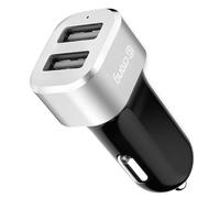 Crong, Cargador de coche USB doble de 2.4A 24W de carga rápida y segura