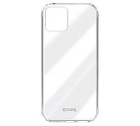Crong Funda Crystal Slim para iPhone 15 Plus con Borde Elevado, Transparente