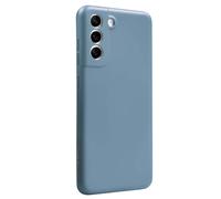 Crong Funda de Silicona Color Cover Antigolpes para Galaxy S22+, Azul