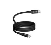 Crong Soft Link - Cable USB-C a USB-C de 100 W, 5 A, 200 cm (negro)