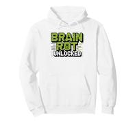 Crónicamente En Línea Humor Brain Rot Divertido Internet Sudadera con Capucha