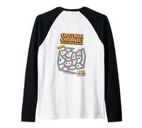Cronicas Cronicas Escuela Laberinto Playmat Car Race Track Camiseta Manga Raglan