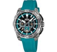 Festina Reloj Hombre F20725/6 Chrono Bike Cronógrafo Correa de caucho Azul 20 ATM