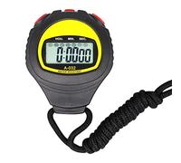 Cronógrafo de Mano Reloj Digital Cronómetro, Cronómetro Portátil Digital Multifuncional con Calendario de Reloj de 12/24 Horas y Alarma, Digital Cronómetro Deportivo con Pantalla Grande para Correr