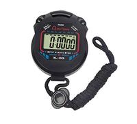 Cronógrafo digital de mano LCD cronógrafo deportivo cronómetro cronómetro con cuerda
