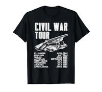 Cronología de la Gira de Batalla de la Guerra Civil Fechas de la campaña histórica EE. UU Camiseta